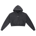 Women's O.1.O Garden - Snow Washed Cropped Hoodie