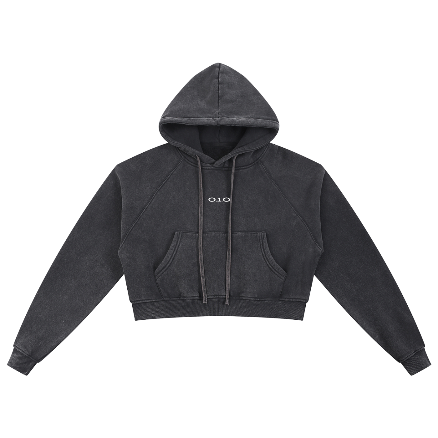 Women's O.1.O Garden - Snow Washed Cropped Hoodie