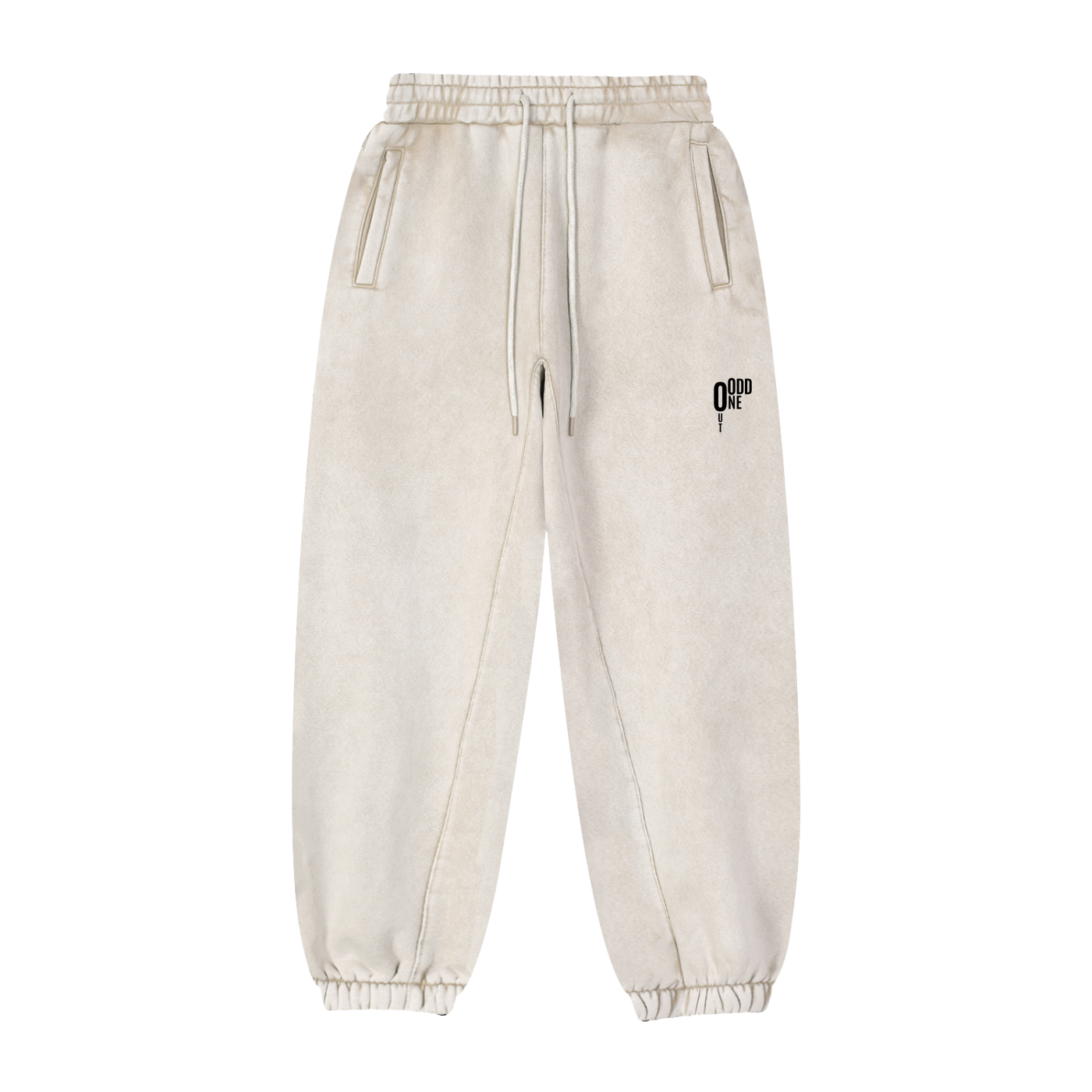 Mild Apricot Fleeced Jogger Sweatpants