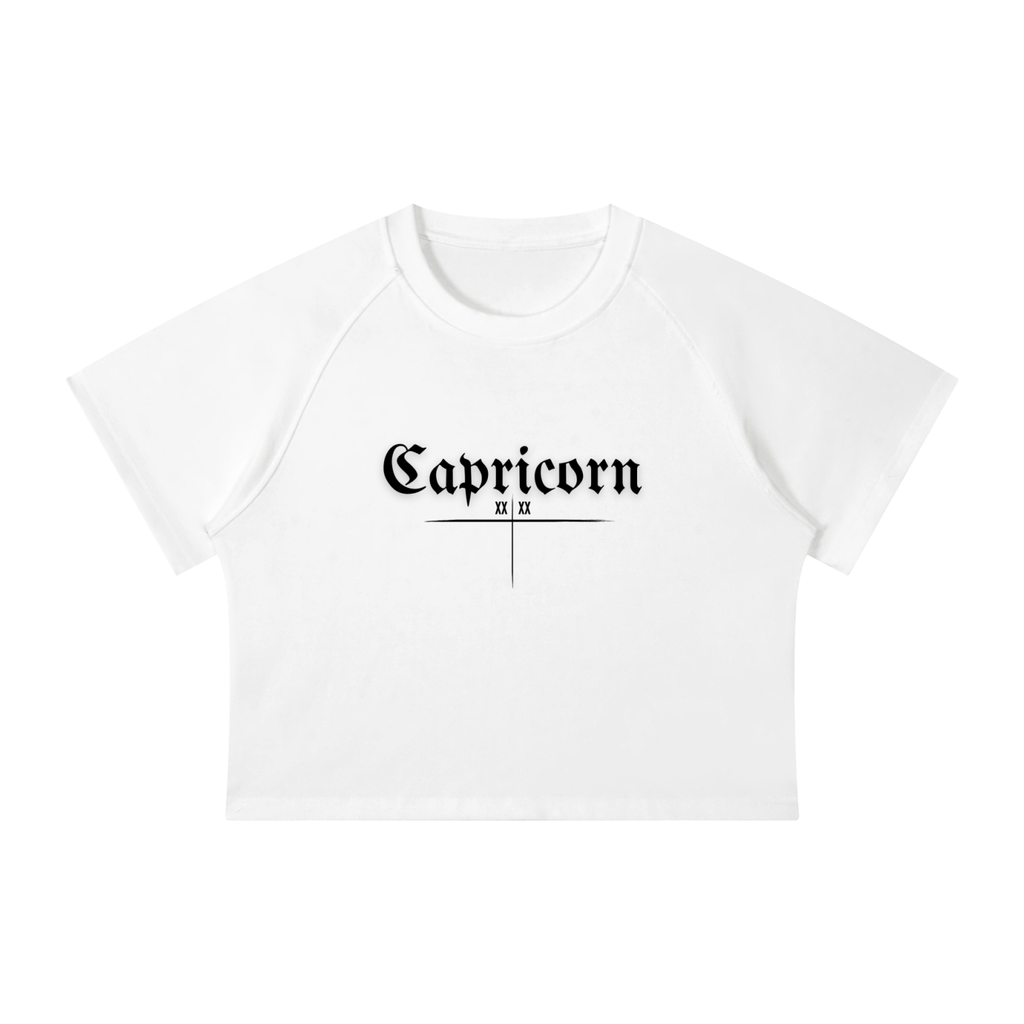 Women's Mineral Wash Raglan Crop T-Shirt