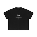 Leo  Bearth Signs - Black Essential Cotton Boxy T-Shirt