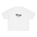 Virgo Bearth Sign - White Boxy Oversized T-Shirt