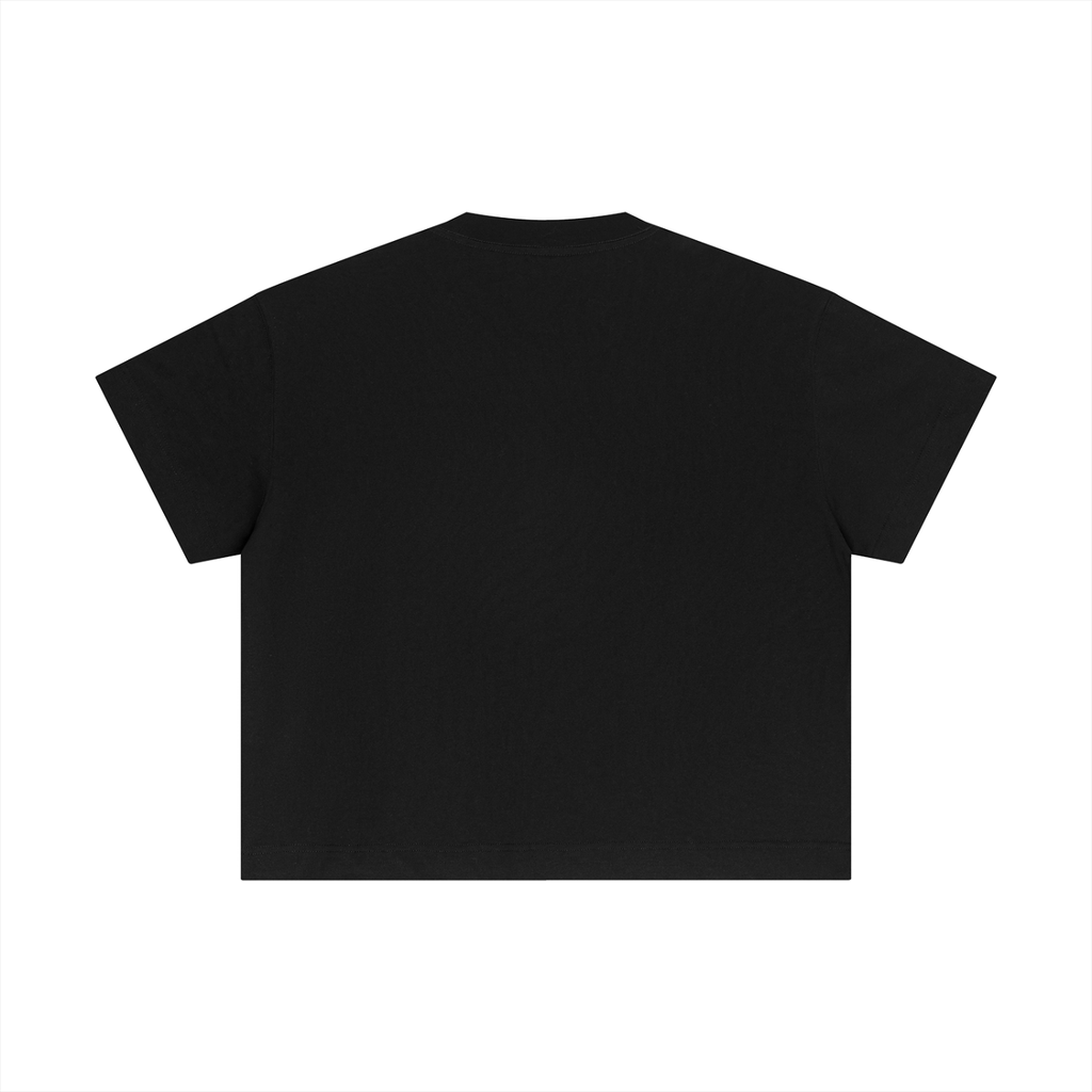 Aries Bearth Sign - Black Essential Cotton Boxy T-Shirt