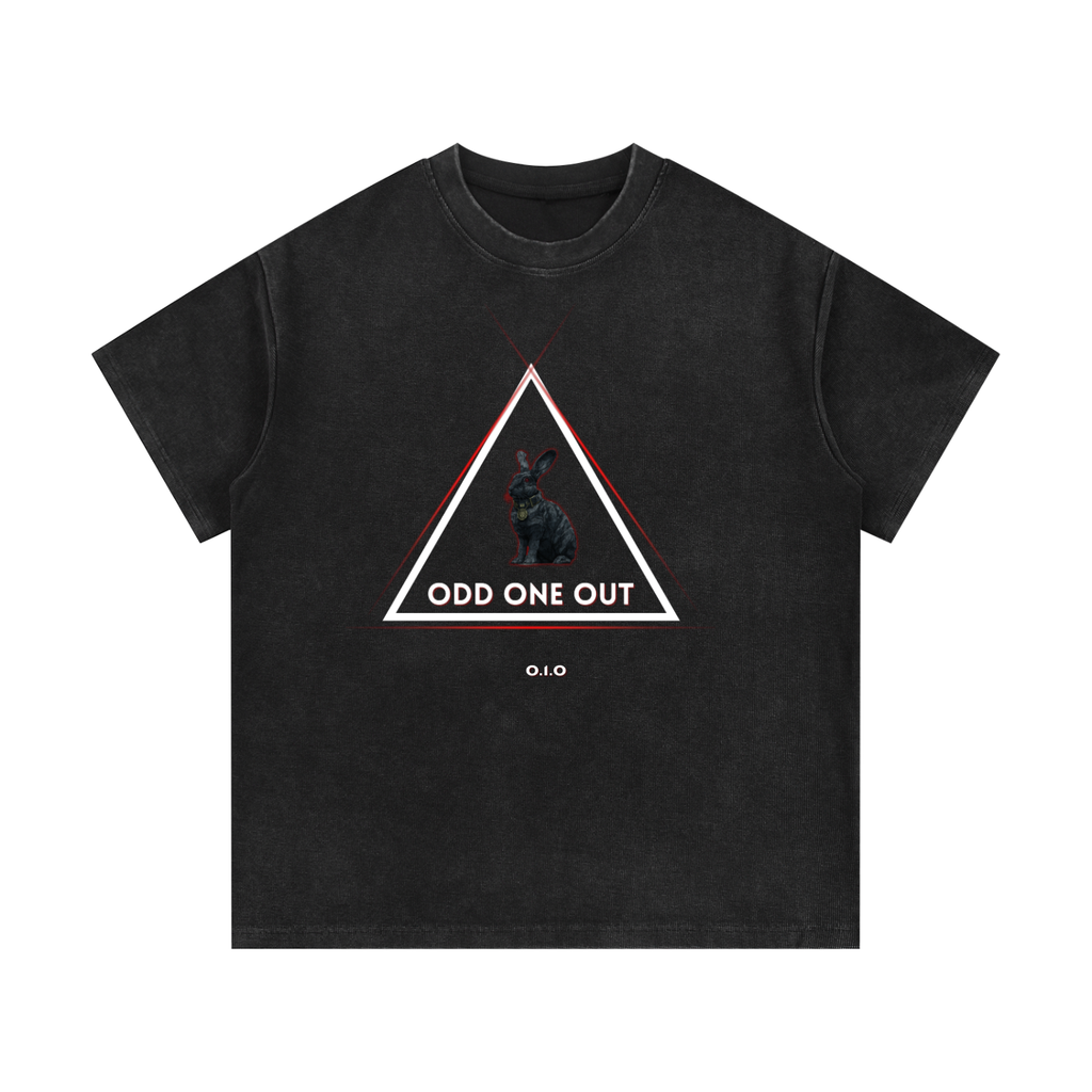 Mineral Wash Waffle Knit T-Shirt