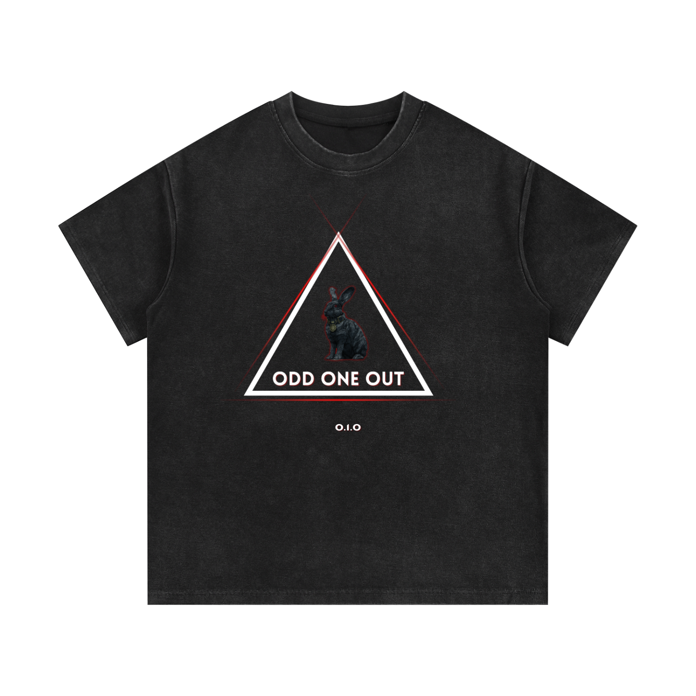 Mineral Wash Waffle Knit T-Shirt