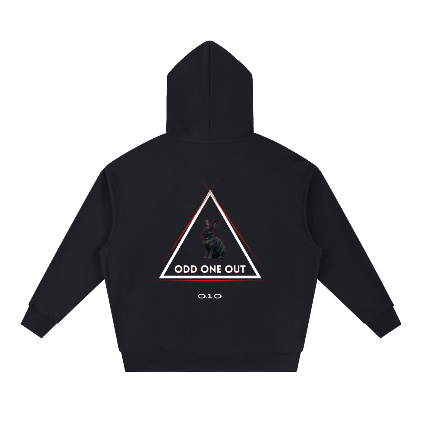 BLACK RABBIT -  Essential Boxy Heavyweight Drop-Shoulder Hoodie