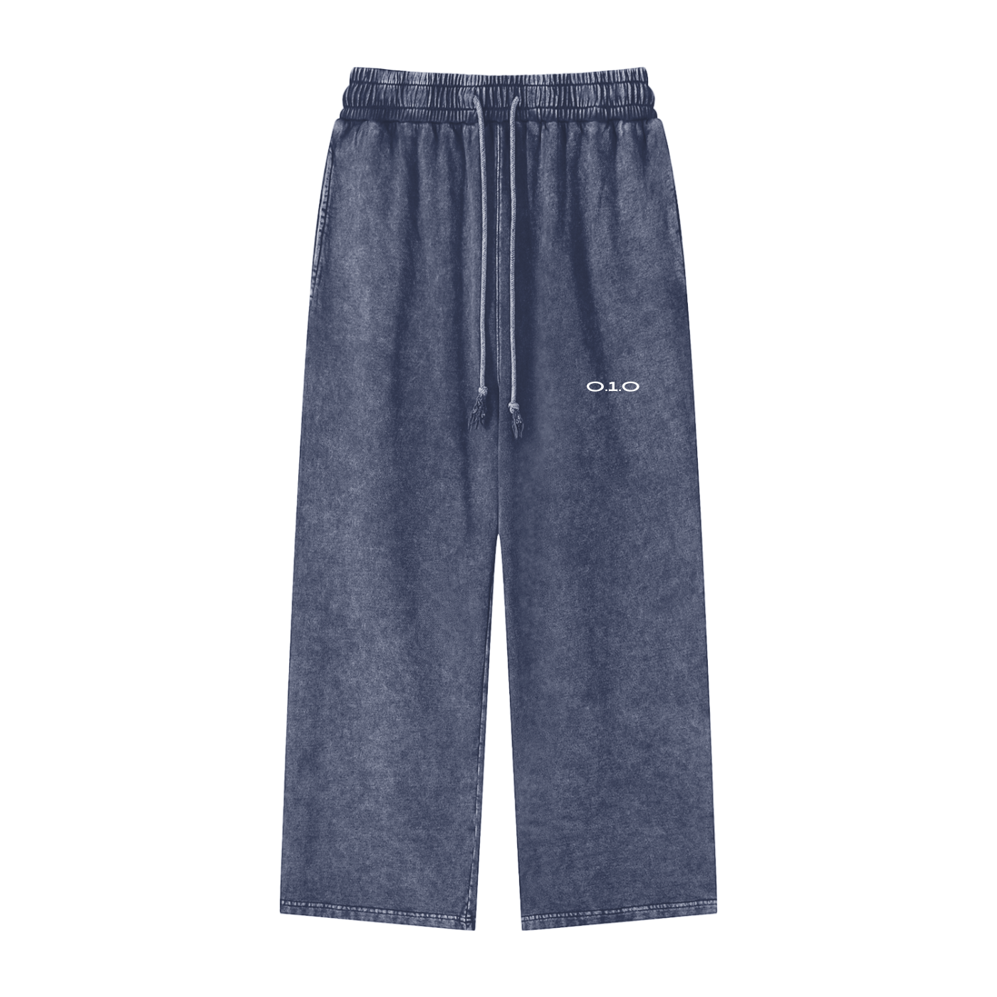 Royal Blue - Snow Washed Straight Leg Pants
