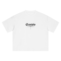Scorpio Bearth Sign - White Boxy Oversized T-Shirt