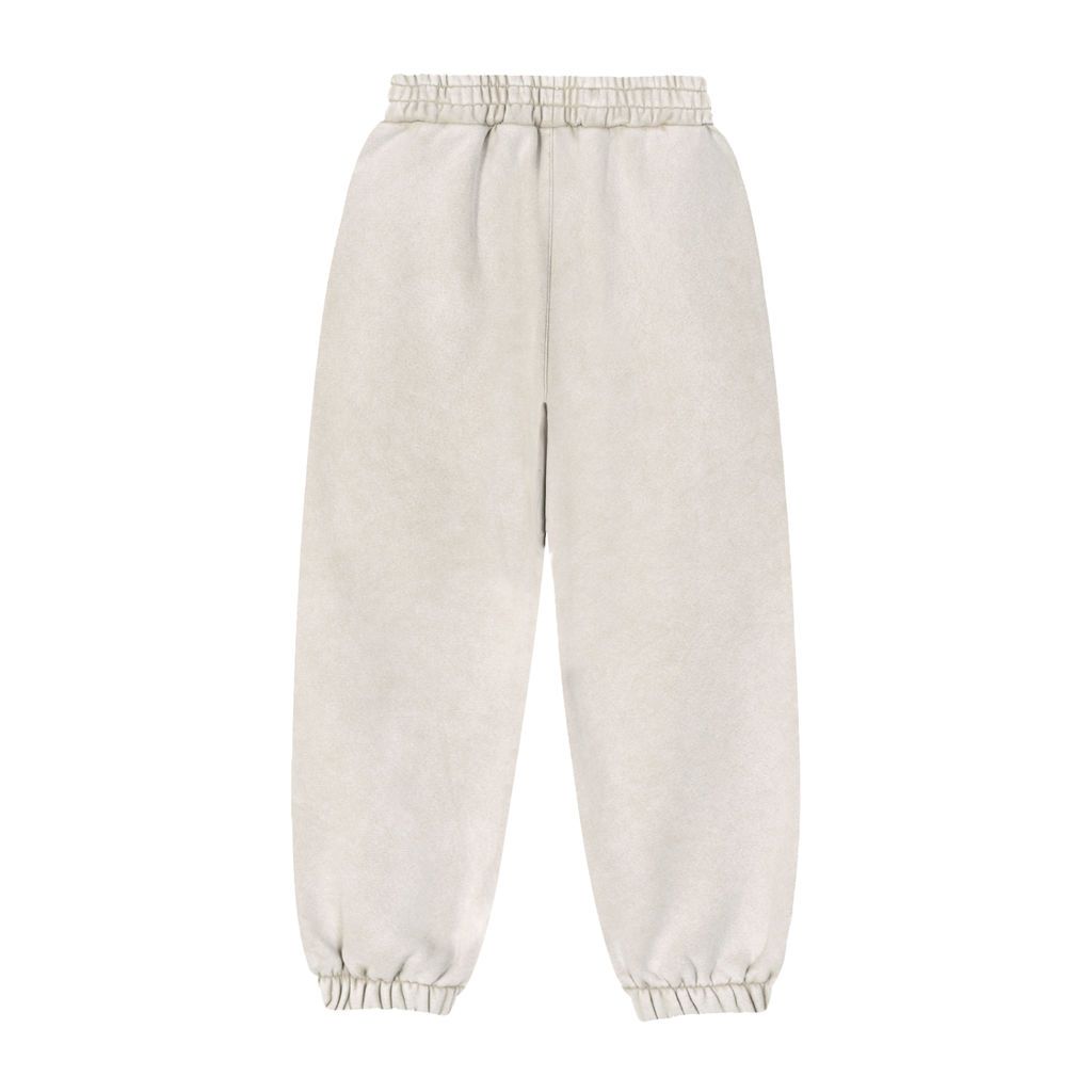 Mild Apricot Fleeced Jogger Sweatpants