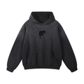 O.1.O Art - Heavyweight Grey Sunfade Oversized Hoodie