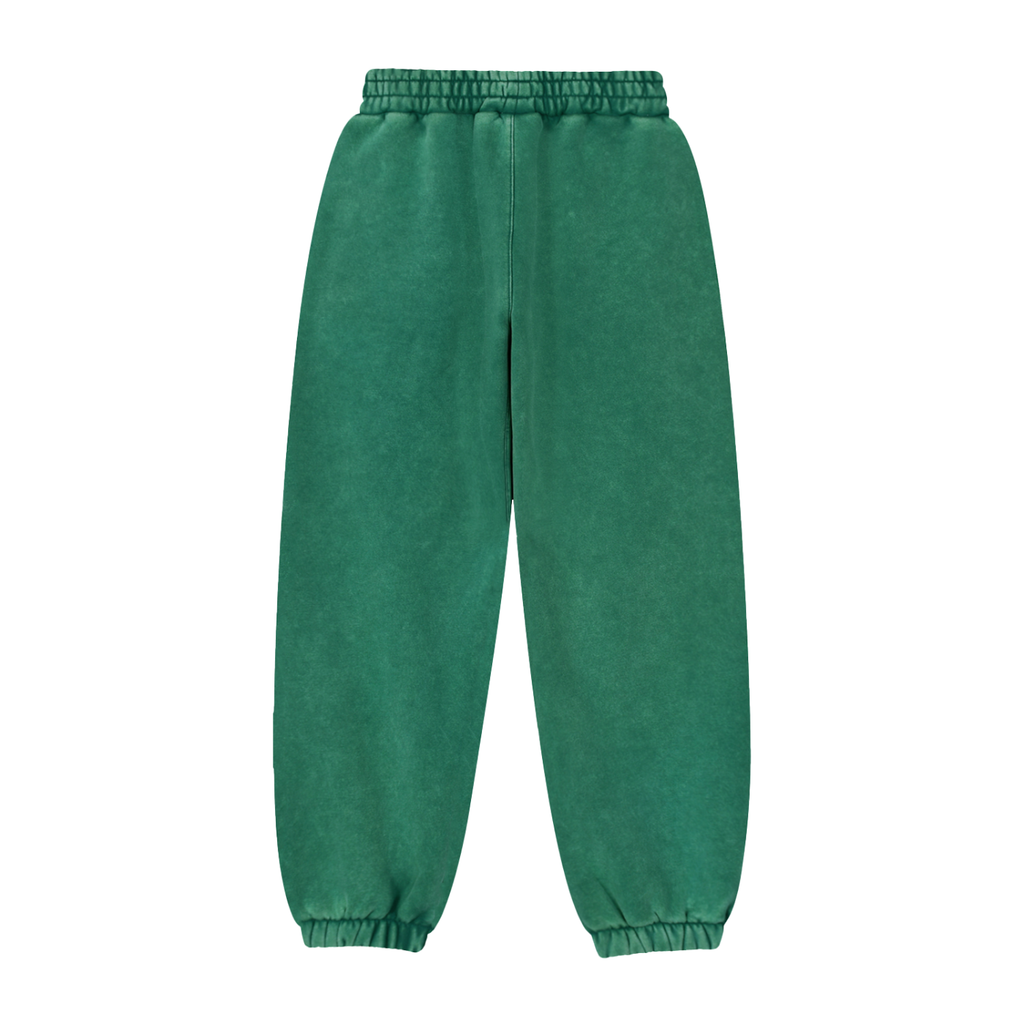 Tree Green Fleeced Jogger Sweatpants
