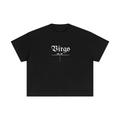 Virgo Bearth Signs - Black Essential Cotton Boxy T-Shirt