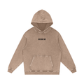 Sand - Snow Washed Loose Cotton Hoodie