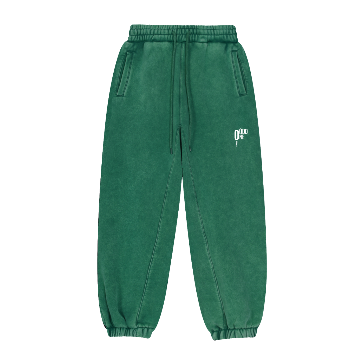 Tree Green Fleeced Jogger Sweatpants