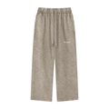 Stone Grey - Snow Washed Straight Leg Pants