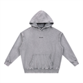 O.1.O Looking Glass | Light Grey - Snow Wash Hand-Frayed Heavyweight  Hoodie