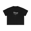 Virgo  Bearth Signs - Black Essential Cotton Boxy T-Shirt