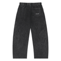 Snow Wash Drawstring Cotton Pants