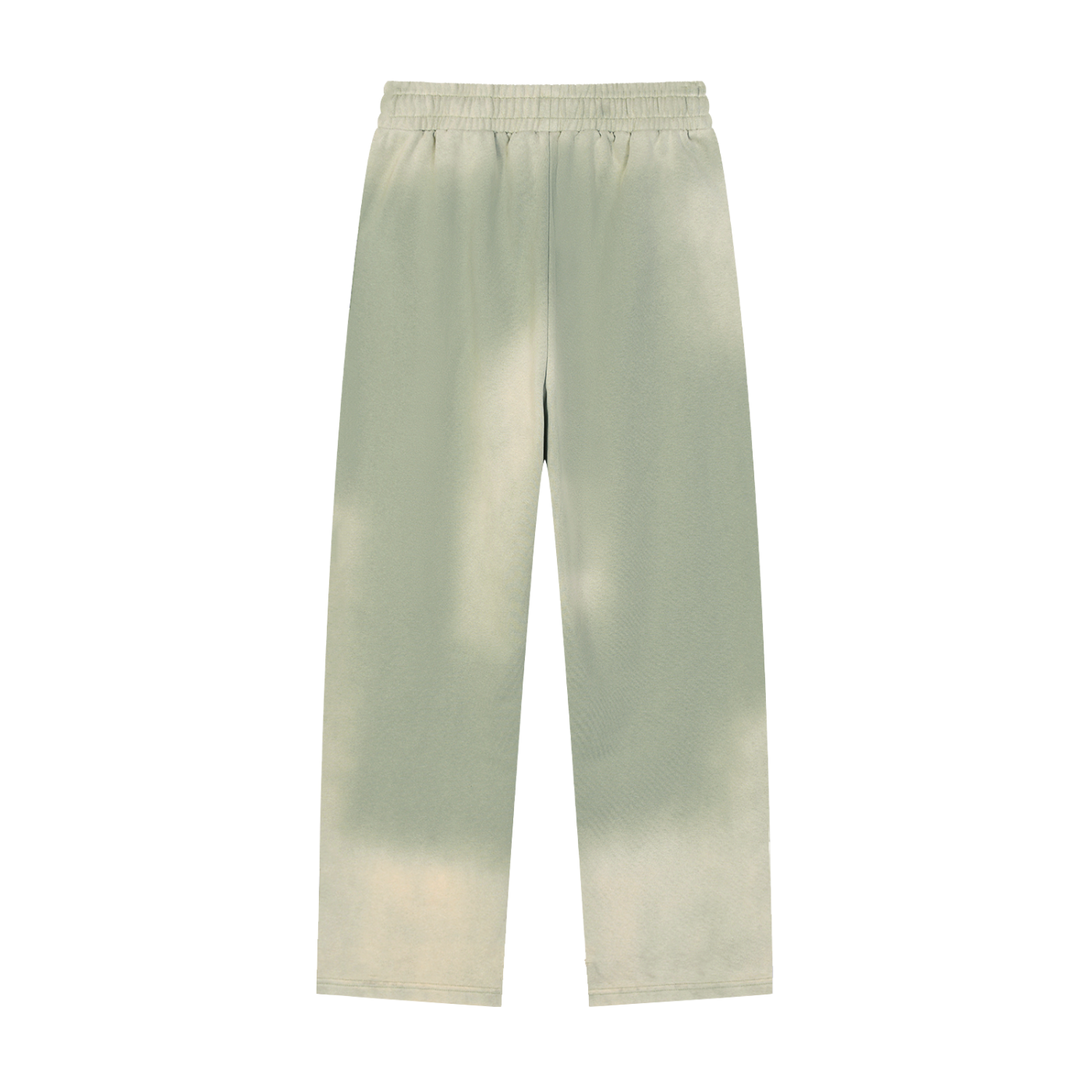 Sage green - Sun Fade Raw Edge Straight-Leg Sweatpants