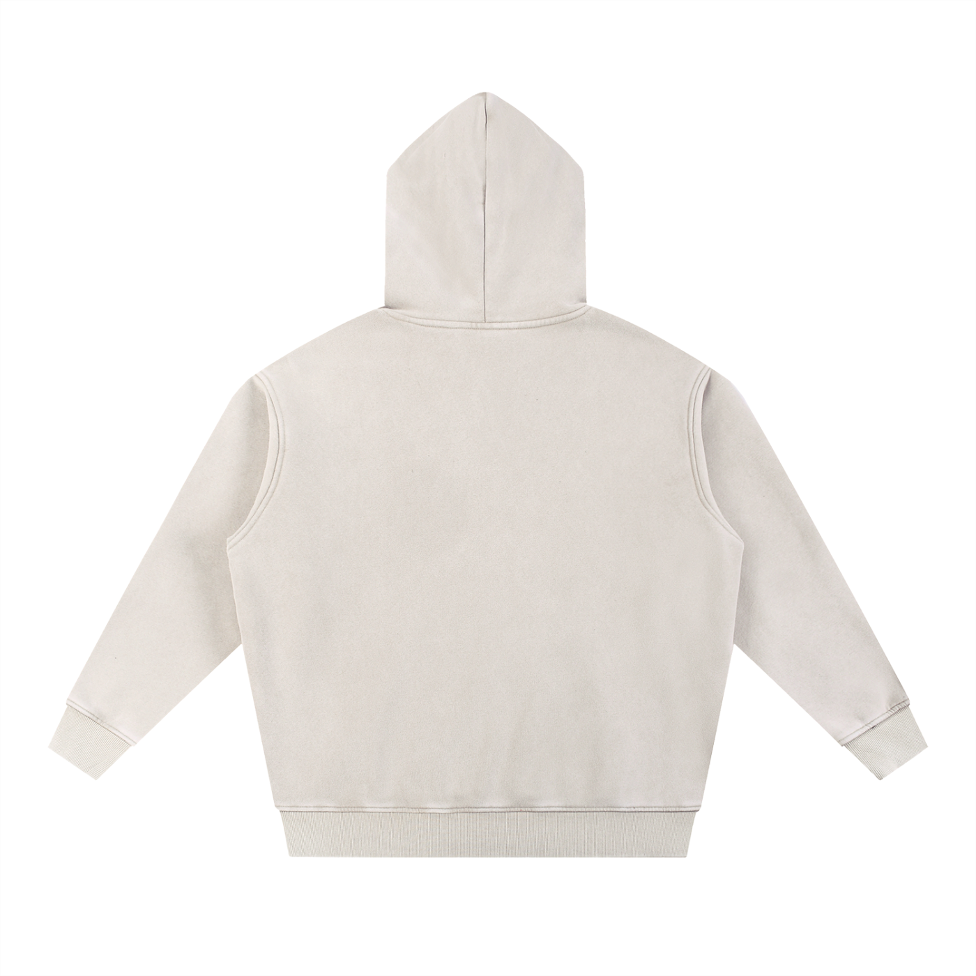 Mild Apricot O.1.O Min - Snow Wash Fleece Oversize Hoodie